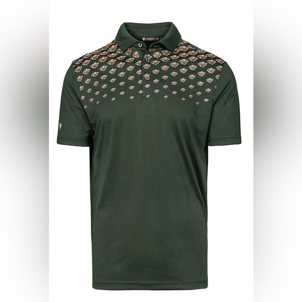 Minnesota Wild PGA Original Polo - New with Tags - Licensed NHL Merchandise